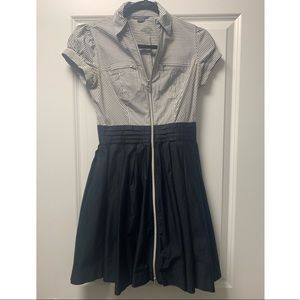 Armani Exchange Zip-Up Dress with Pockets